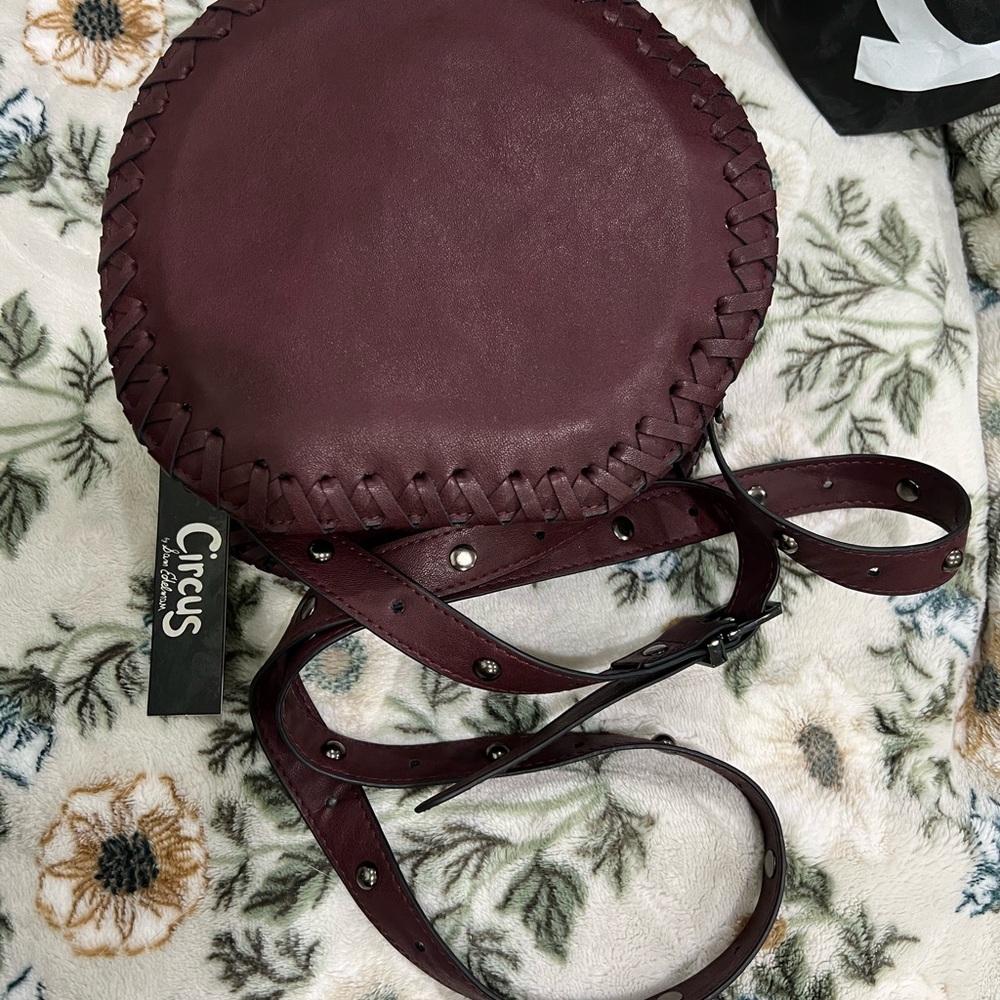 Circus by Sam Edelman Wine Crossbody Bag with Braided Detail